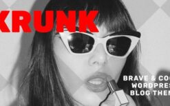 Krunk (v5.0.11) Brave & Cool WordPress Blog Theme