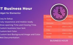 HT Business Hour Widget for Elementor v1.0.4