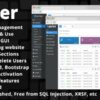 Xavier (v3.2.3) PHP Login Script & User Management Admin Panel