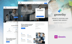 Growthy – Growth Hacking & Marketing Agency Elementor Template Kit