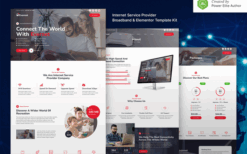 Evernet – Broadband & Internet Service Provider Elementor Template Kit