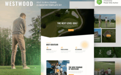 Westwood – Golf Club & Course Elementor Template Kit