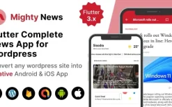 MightyNews v3.2.0 Flutter 2.0 News App with WordPress + Firebase backend (22 Mar 2023)