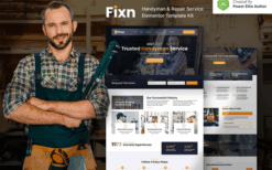 Fixn – Handyman & Repair Service Elementor Template Kit