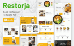 Restorja – Restaurant & Food Elementor Template Kit