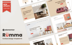 Rumma – Furniture Interior Elementor Template Kit