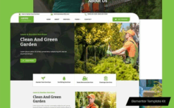 Gnome – Lawn & Garden Care Services Elementor Template Kit