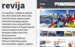 Revija v3.9 – Blog & News WordPress Theme Download
