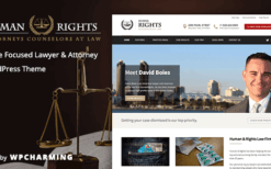 HumanRights (v1.1.7) Lawyer and Attorney WordPress Theme