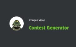 Image / Video Contest Generator v1.0 WordPress Plugin