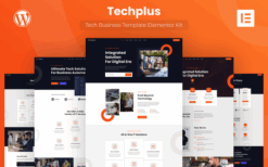 Techplus – Tech Business Elementor Template Kit
