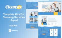 Cleansee – Cleaning Service Elementor Template Kit