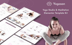 Yogasan – Yoga Studio & Meditation Elementor Template Kit