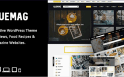 Quemag v1.8 Creative WordPress Theme for Bloggers