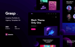 Grasp – Creative Portfolio & Agency Elementor Template Kit
