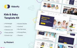 Kidsnify – Kindergarten & Preschool Elementor Template Kit