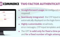 WooCommerce Two Factor Authentication v2.3