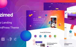 Zimed v2.0 App Landing WordPress Theme #