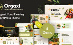Orgaxi (v1.1) Organic food and fram WordPress Theme