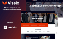 Vissio – Business Elementor Template Kit