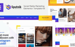 Sputnik – Social Media Marketing Elementor Template Kit