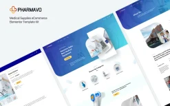 Pharmavo – Medical Supplies eCommerce Elementor Template Kit