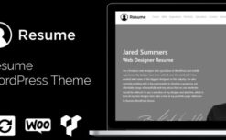 VisualModo Resume WordPress Theme v2.0.4