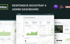 Mintos – Responsive Bootstrap 4 Admin Dashboard Template