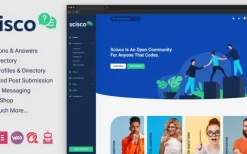 Scisco v1.5.2 Questions and Answers WordPress Theme