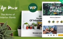 Edge Decor (v2.2.0) A Modern Gardening & Landscaping WordPress Theme