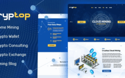CrypTop (v1.0.9) ICO Landing and CryptoCurrency WordPress Theme