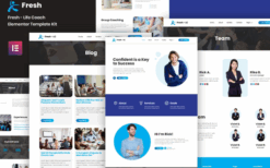 Fresh – Life Coach Elementor Template Kit