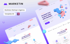 Marketin – Business Startup & Agency Elementor Template Kit