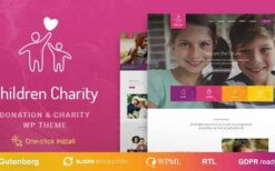 Children Charity (v1.2.5) Nonprofit & NGO WordPress Theme with Donations