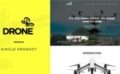 Drone v1.40 Single Product WordPress Theme