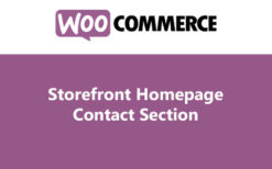 Storefront Homepage Contact Section v1.0.5