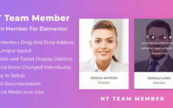 HT Team Member For Elementor v1.0.5