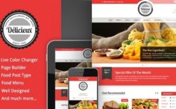 Delicieux (v1.3.5) Restaurant WordPress Theme