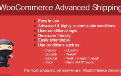 WooCommerce Advanced Shipping v1.1.5