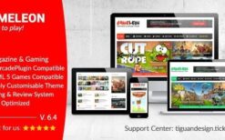 Gameleon (v9.6) WordPress Arcade Theme & News Magazine