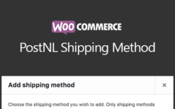 WooCommerce PostNL Shipping Method v1.2.7