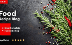 Neptune (v6.3.4) Theme for Food Recipe Bloggers & Chefs