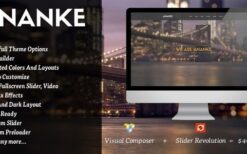 Ananke (v3.9.13) One Page Parallax WordPress Theme