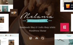 Melania (v2.13.0) Handmade Blog & Crafts Shop Aristic WordPress Theme