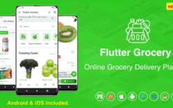 Flutter Multi Vendor Grocery v2.0 ( Convenience Store, Food, Vegetable, Fresh Fruit, eCommerce, Retail )
