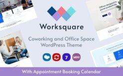 Worksquare (v1.25) Coworking and Office Space WordPress Theme