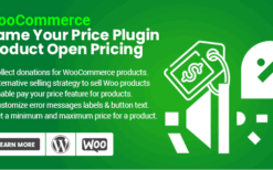 WooCommerce Name Your Price v2.1.1 (Product Open Pricing)