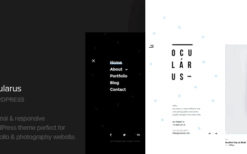 Ocularus (v1.7) Minimal Photography WordPress Theme