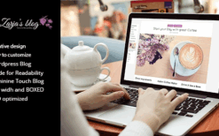 Zarja Blog (v2.2) WordPress Blog Theme