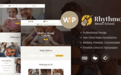 Rythmo v1.3.3 Music School WordPress Theme